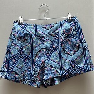 Pattern Silky Shorts